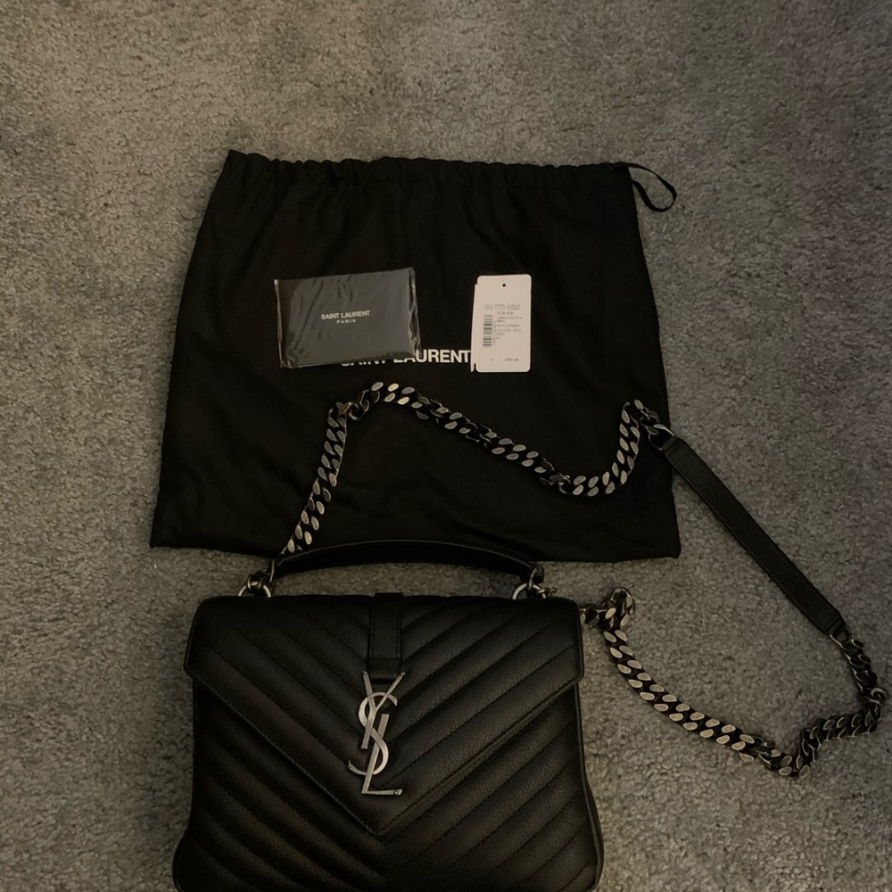 YSL Medium College Bag